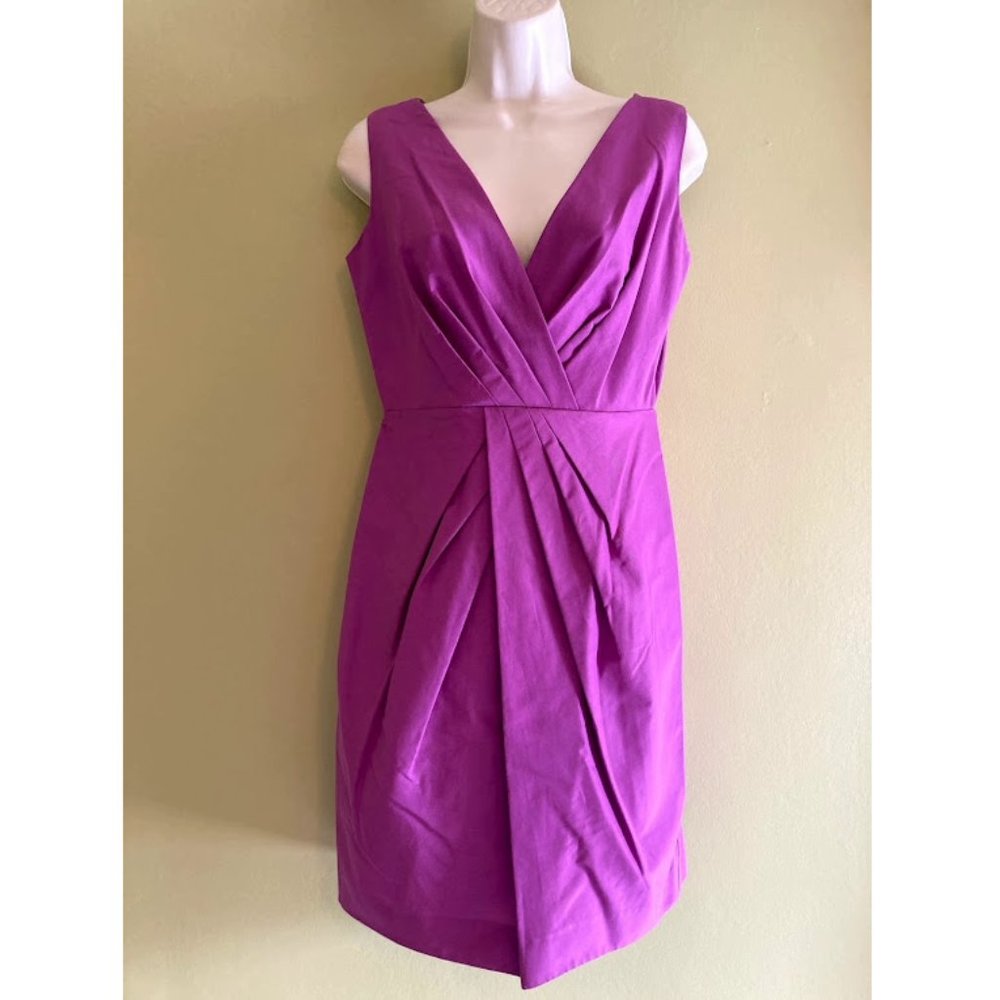 Purple Deep V-Neck Dress -Banana Rep (never worn!)